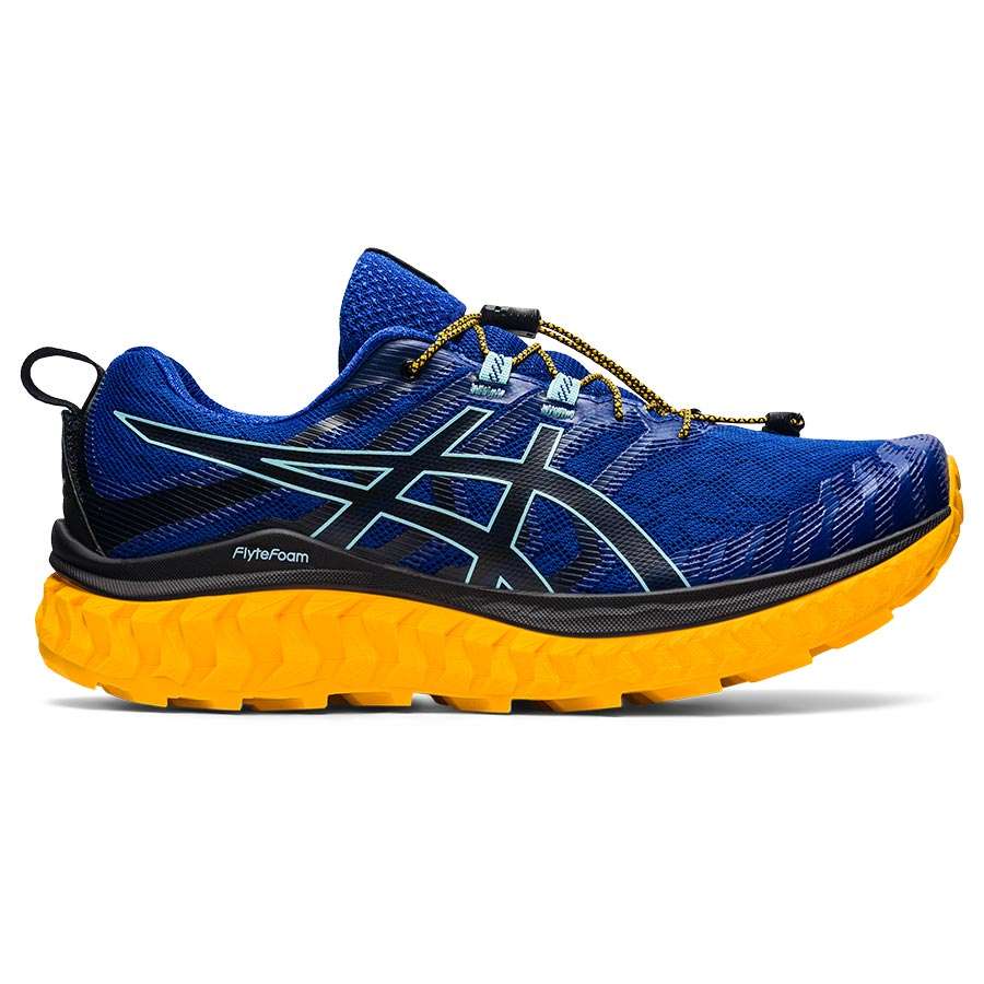 ASICS Trabuco Max Trail Hardloopschoenen Blauw/Geel/Zwart Heren koop je bij  Futurumshop.nl