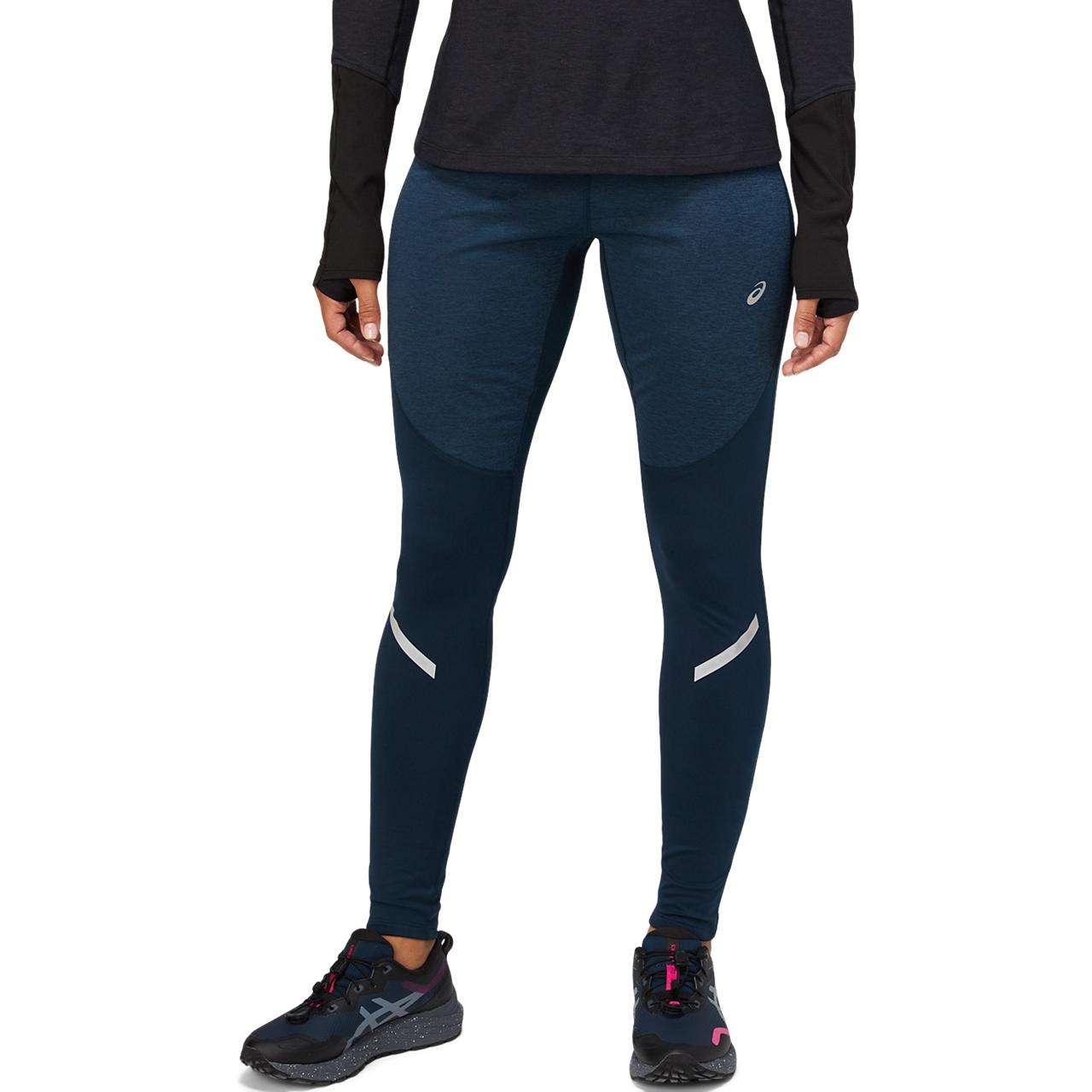 ASICS Lite-Show Winter Hardloopbroek Lang Donkerblauw Dames koop je bij  Futurumshop.nl