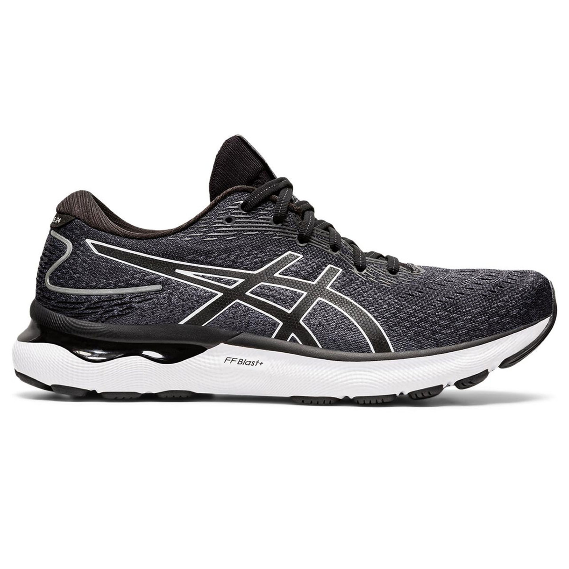 ASICS Gel-Nimbus 24 Hardloopschoenen Zwart/Wit Heren