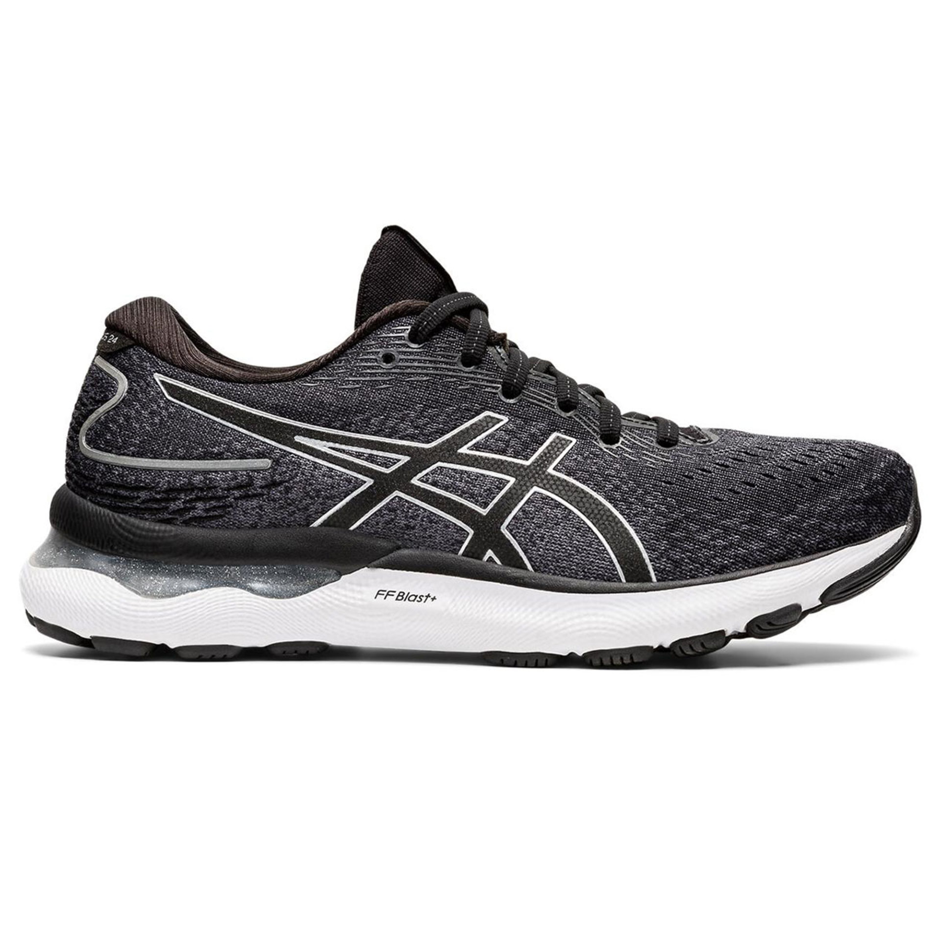 ASICS Gel-Nimbus 24 Hardloopschoenen Zwart/Wit Dames