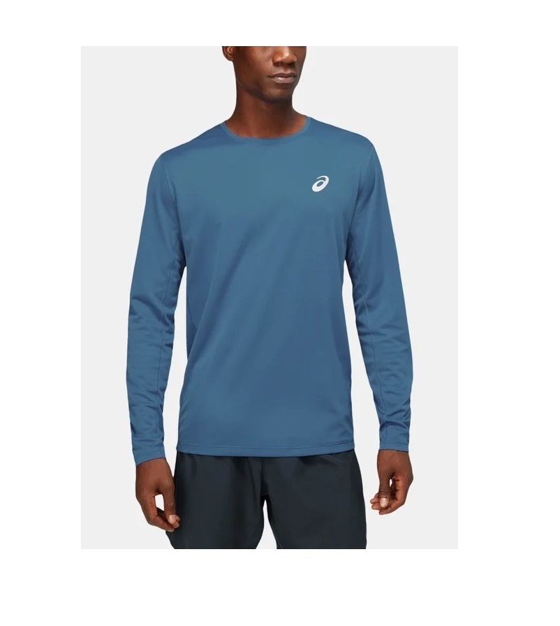 ASICS Core Hardloopshirt Lange Mouwen Blauw Heren