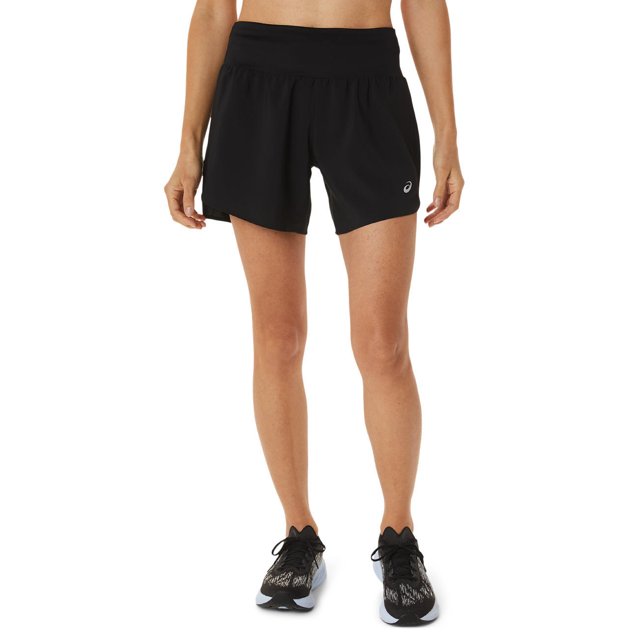 ASICS Road 5.5IN Hardloopbroek Kort Zwart Dames koop je bij Futurumshop.nl