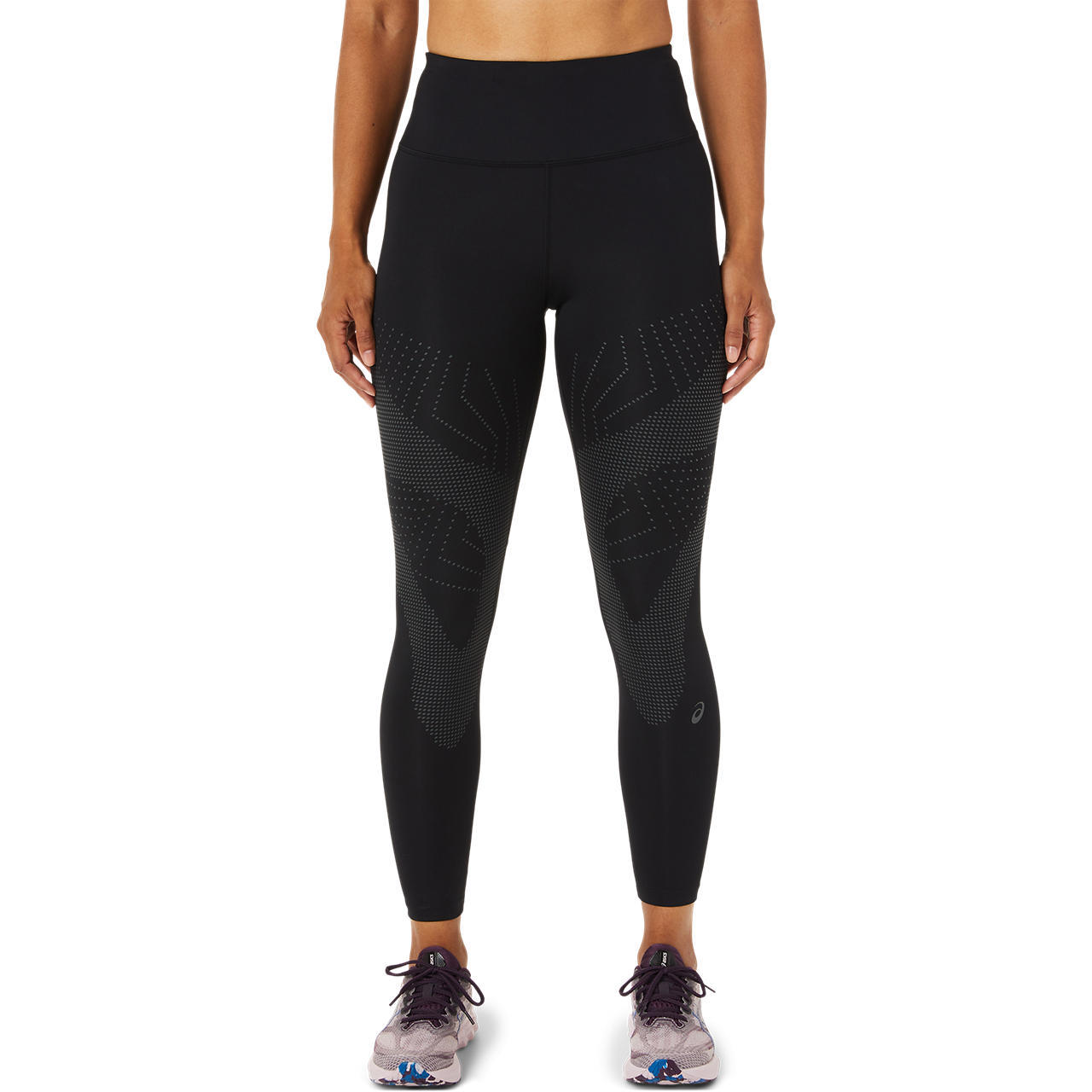 ASICS Road Balance Hardloopbroek Lang Zwart/Grijs Dames