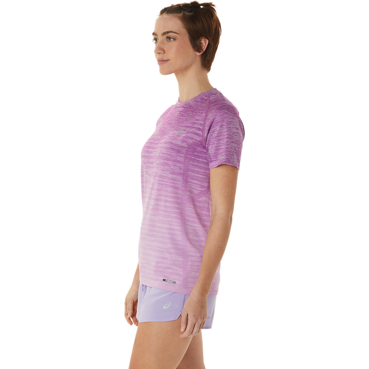 ASICS Seamless Hardloopshirt Korte Mouwen Paars Dames