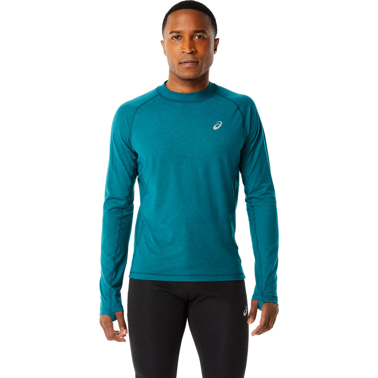 ASICS Winter Run Hardloopshirt Lange Mouwen Blauw Heren