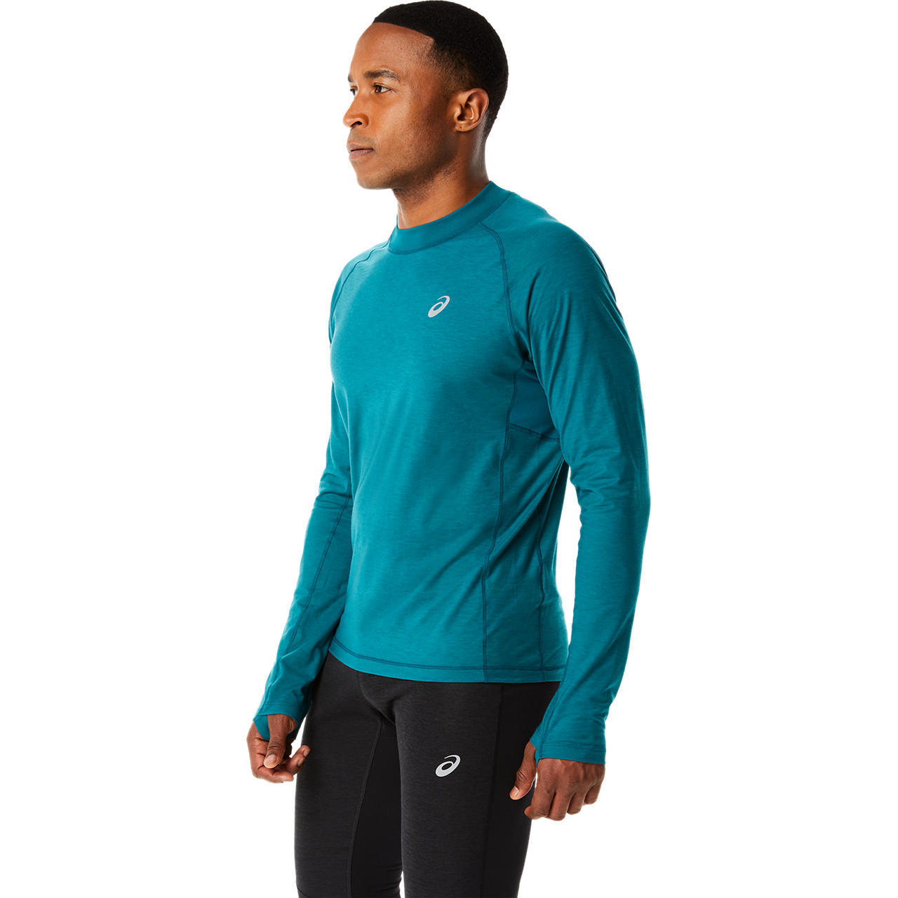 ASICS Winter Run Hardloopshirt Lange Mouwen Blauw Heren