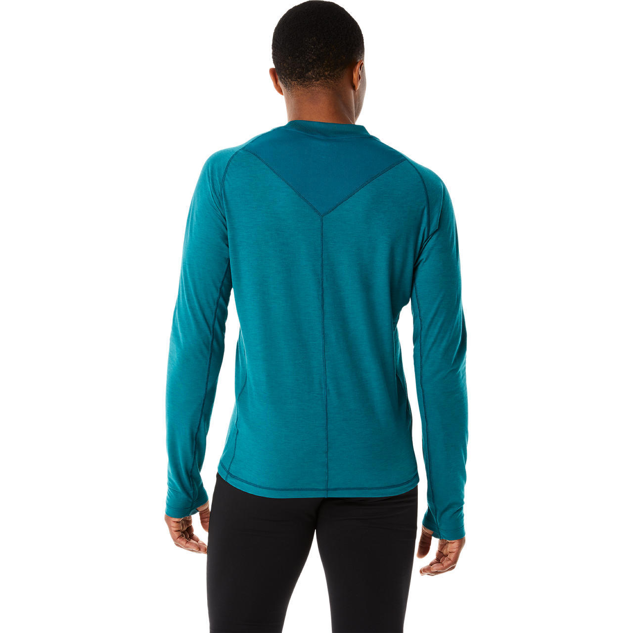 ASICS Winter Run Hardloopshirt Lange Mouwen Blauw Heren