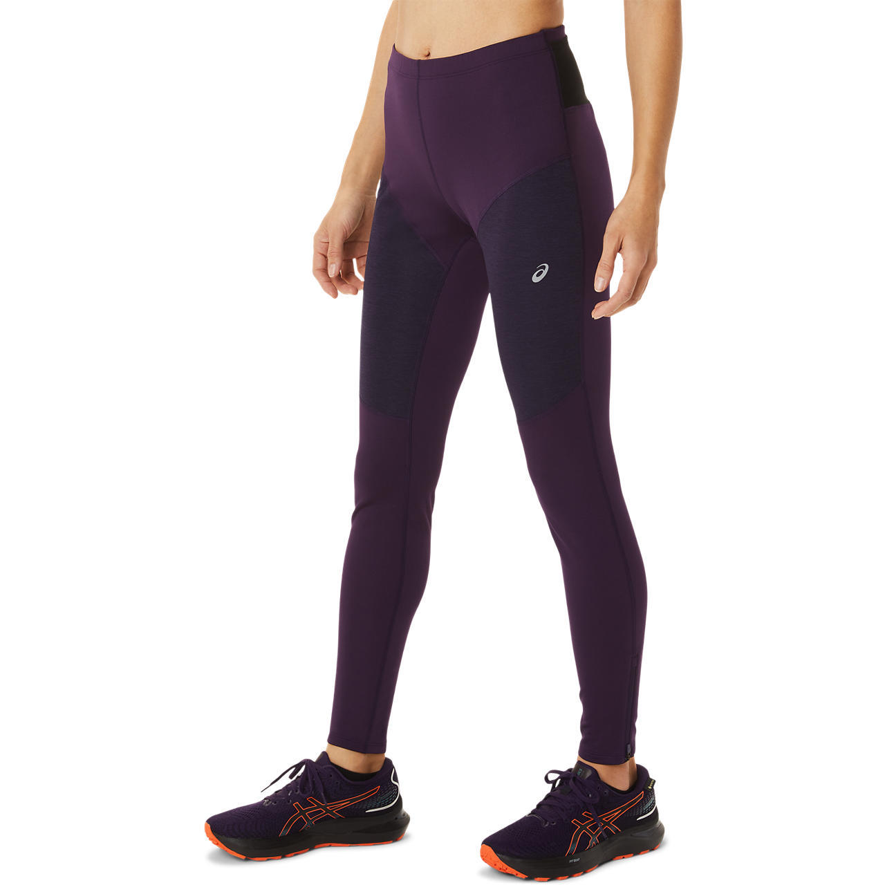 Koor gemakkelijk bossen ASICS Winter Run Hardloopbroek Lang Donkerpaars Dames koop je bij  Futurumshop.nl