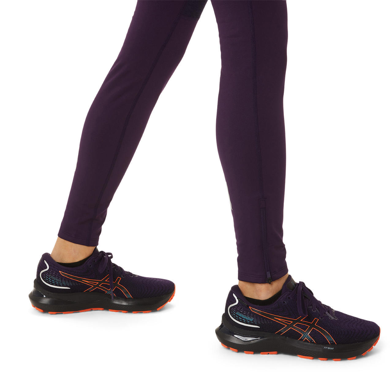 ASICS Winter Run Hardloopbroek Lang Donkerpaars Dames