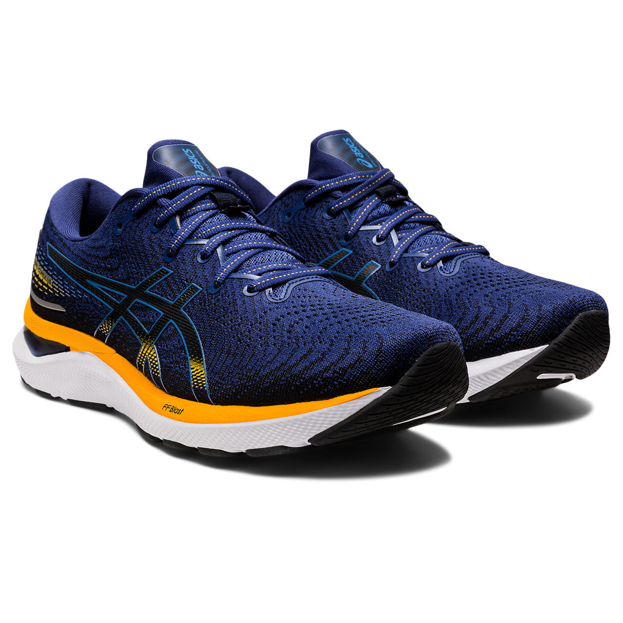 ASICS Gel Cumulus 24 Hardloopschoenen Donkerblauw/Oranje Heren