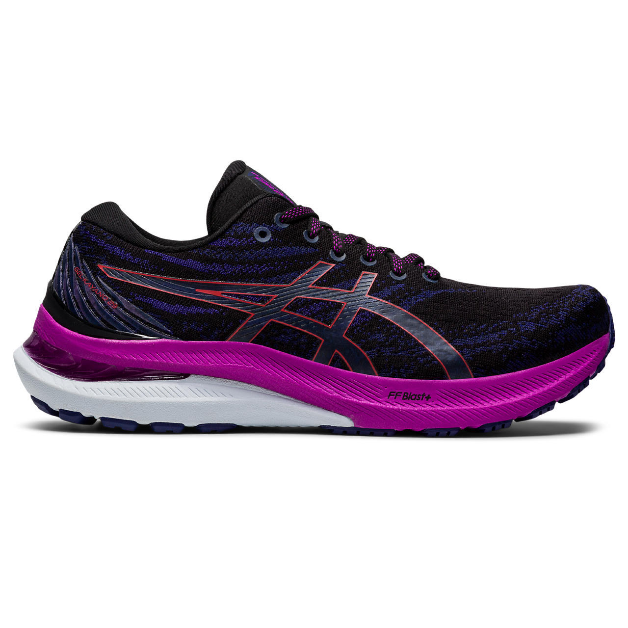 ASICS Gel-Kayano 29 Hardloopschoenen Zwart/Paars Dames koop je bij  Futurumshop.nl