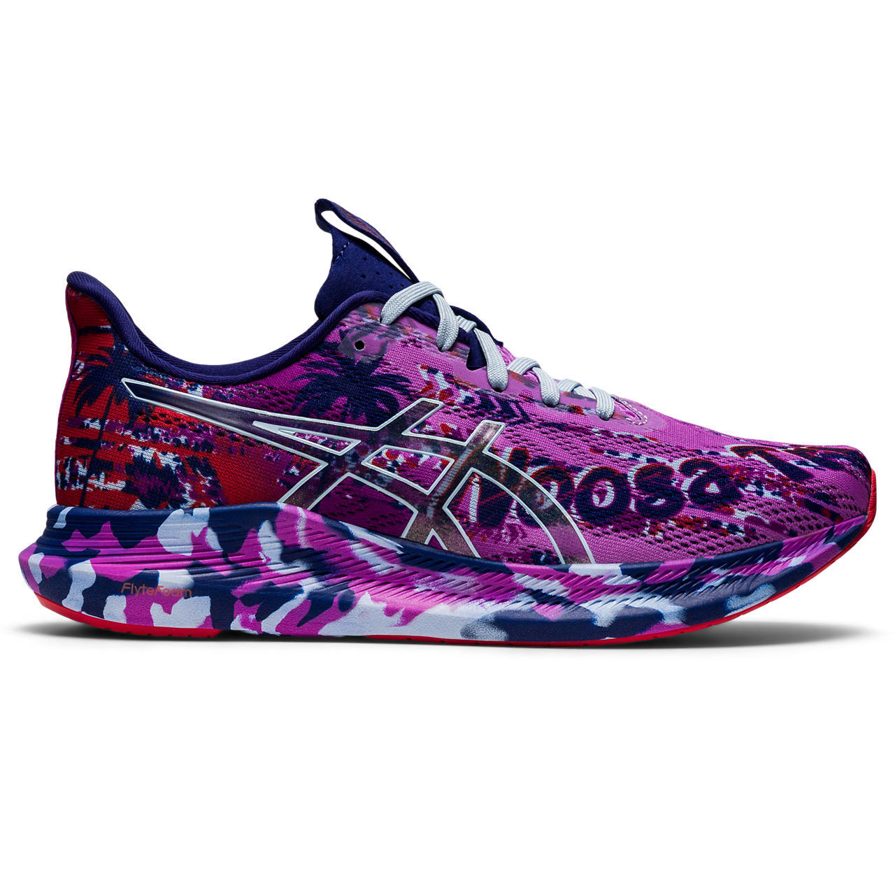 ASICS NOOSA TRI 14 Hardloopschoenen Paars/Blauw Dames