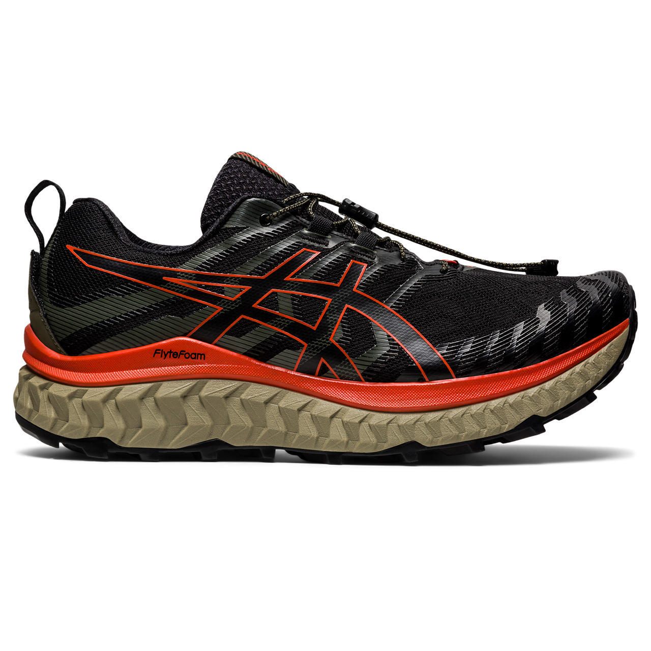 ASICS Trabuco Max Trail Hardloopschoenen Zwart/Rood Heren