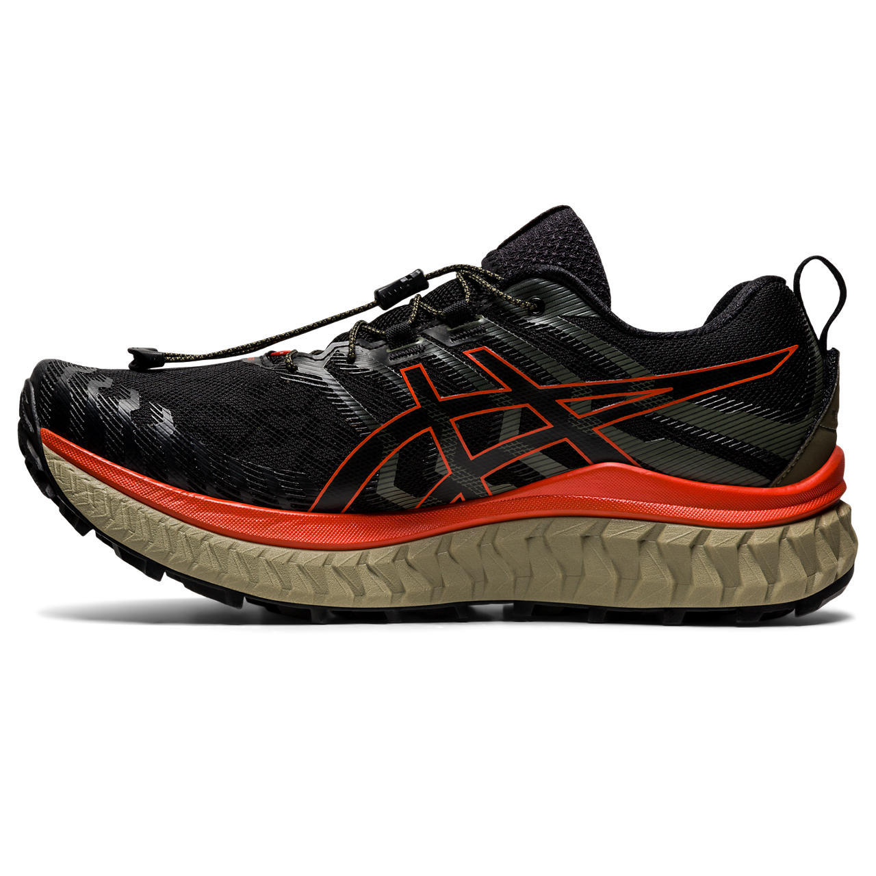 ASICS Trabuco Max Trail Hardloopschoenen Zwart/Rood Heren