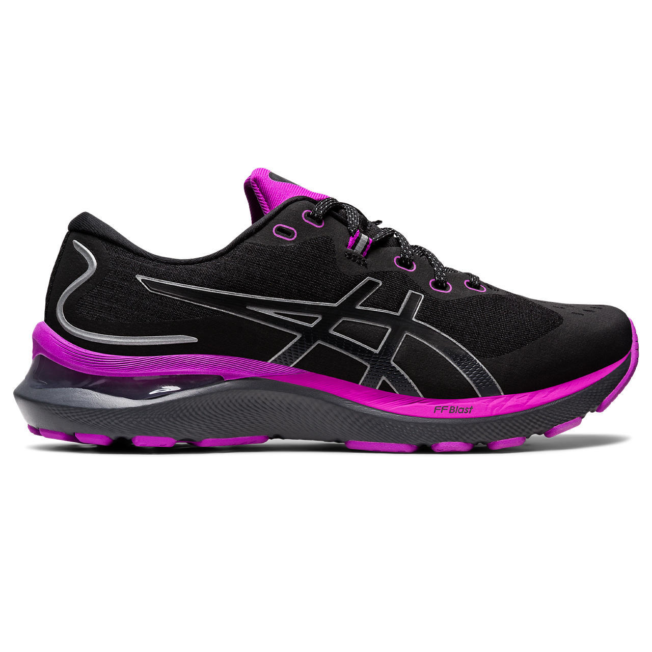 ASICS Gel-Cumulus 24 Hardloopschoenen Zwart/Paars Dames koop je bij  Futurumshop.nl