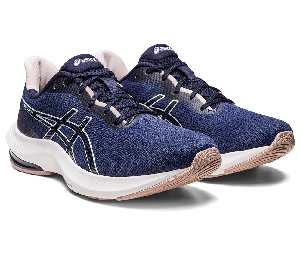 ASICS Gel-Pulse 14 Hardloopschoenen Donkerblauw/Wit Dames