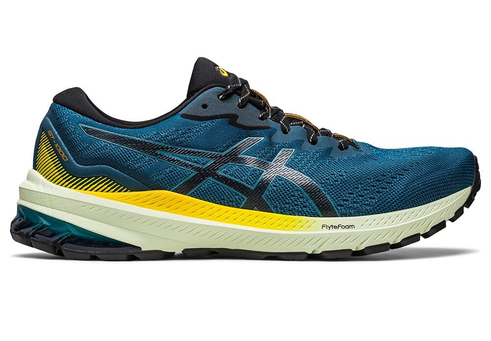 ASICS GT-1000 11 Trail Hardloopschoenen Blauw/Geel Heren