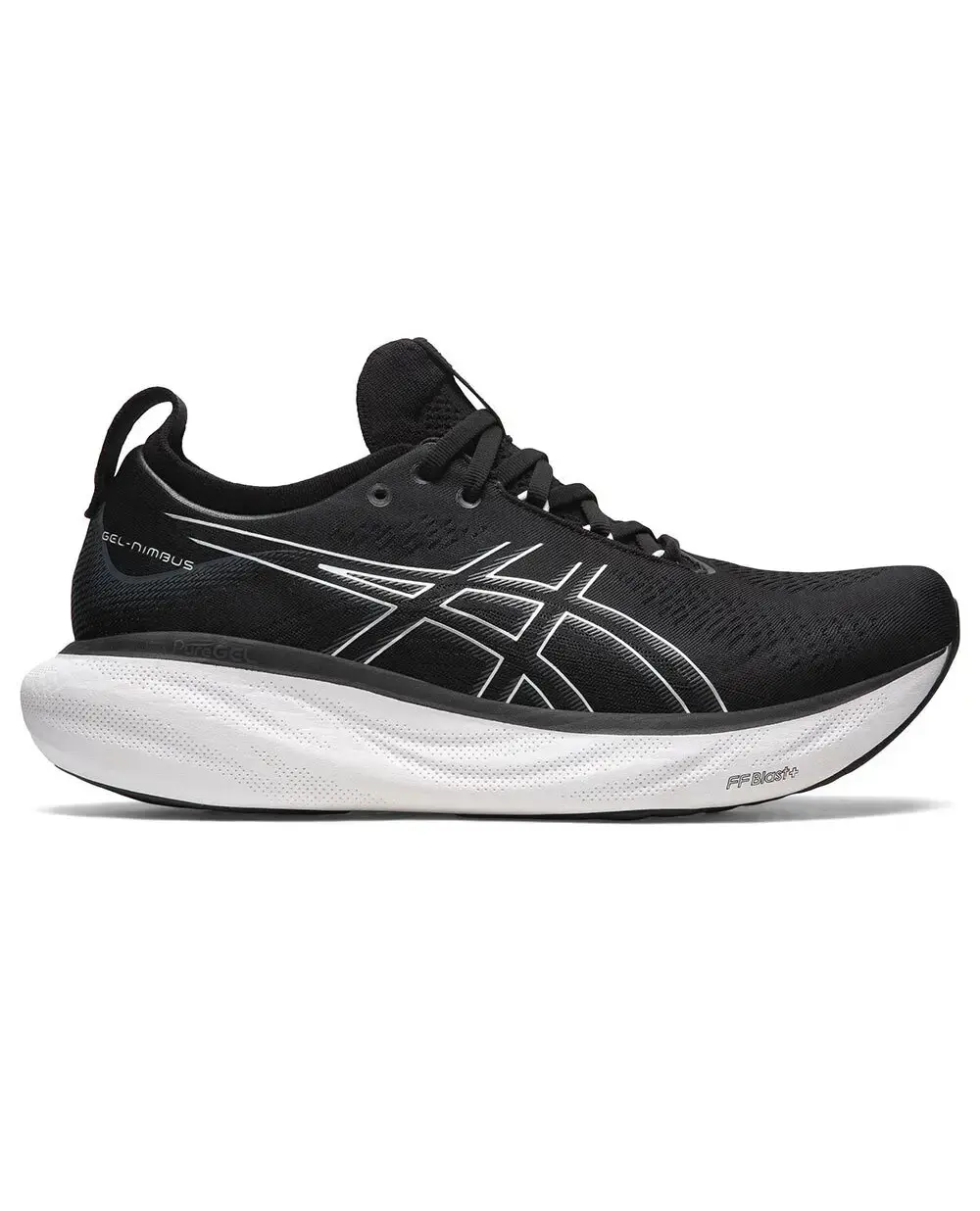 ASICS Gel-Nimbus 25 Hardloopschoenen Zwart/Zilver Heren