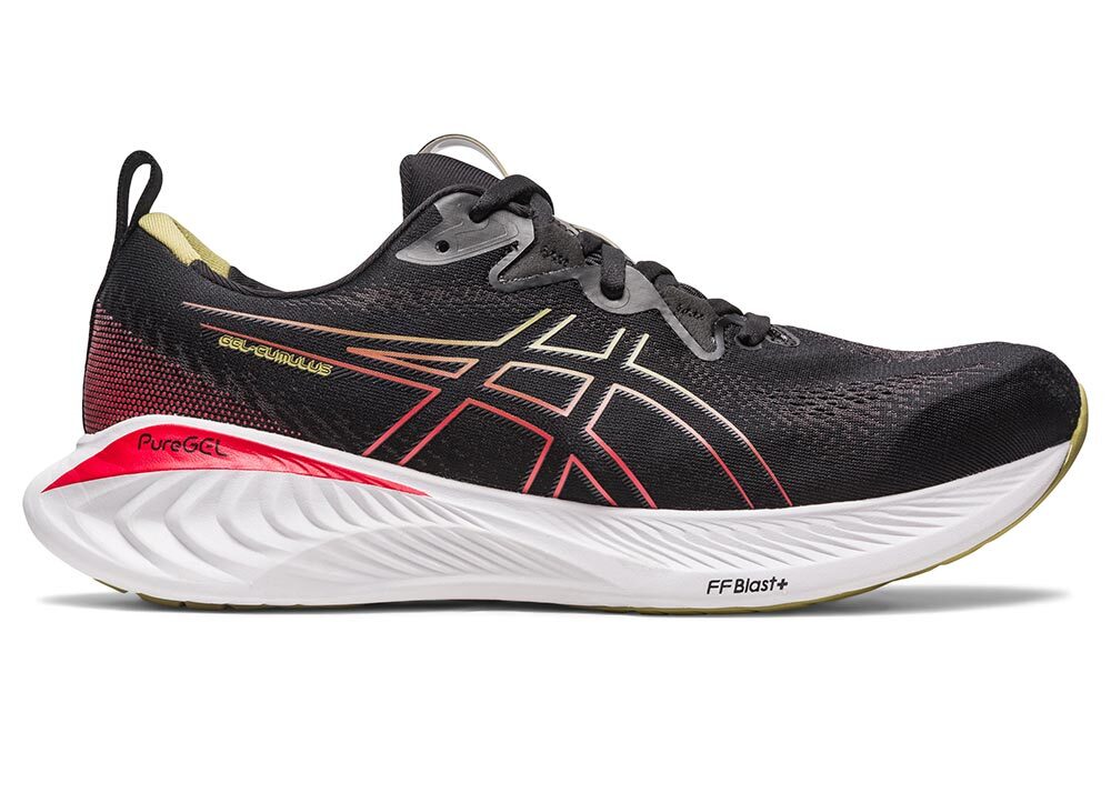 ASICS Gel-Cumulus 25 Hardloopschoenen Zwart/Rood Heren