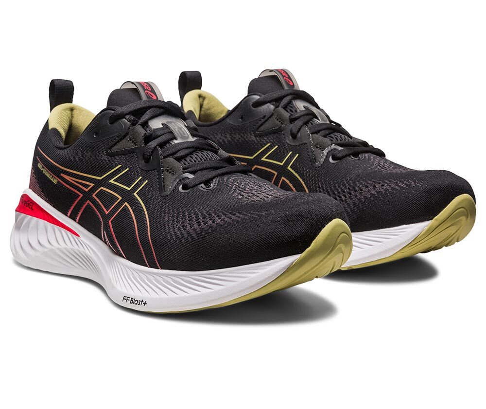 Asics gel cumulus 20 sp hardloopschoenen zwart/rood heren 2025