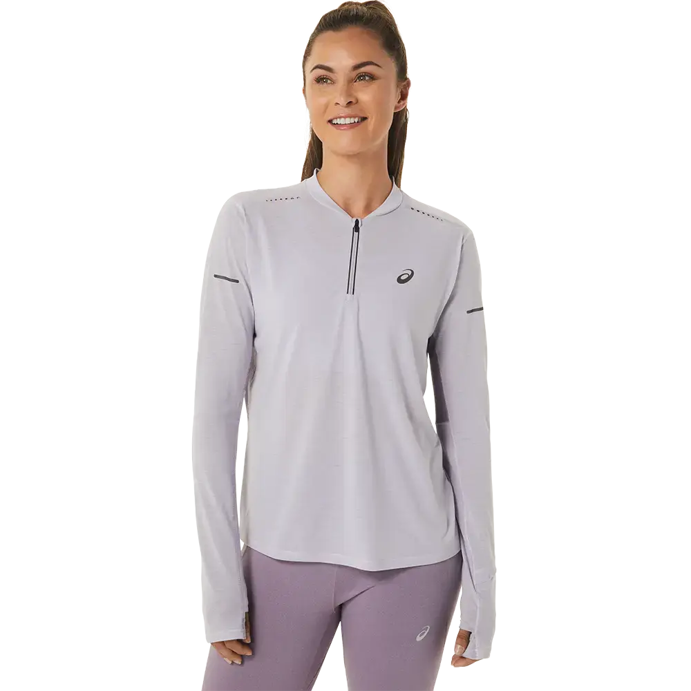 ASICS Metarun 1/2 Zip Hardloopshirt Lange Mouwen Paars Dames