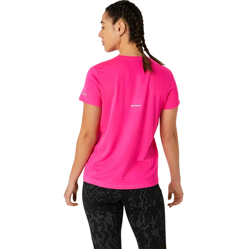 ASICS Lite-Show Hardloopshirt Korte Mouwen Roze Dames