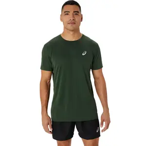 Brooks Distance Graphic Hardloopshirt Korte Mouwen Grijs Heren