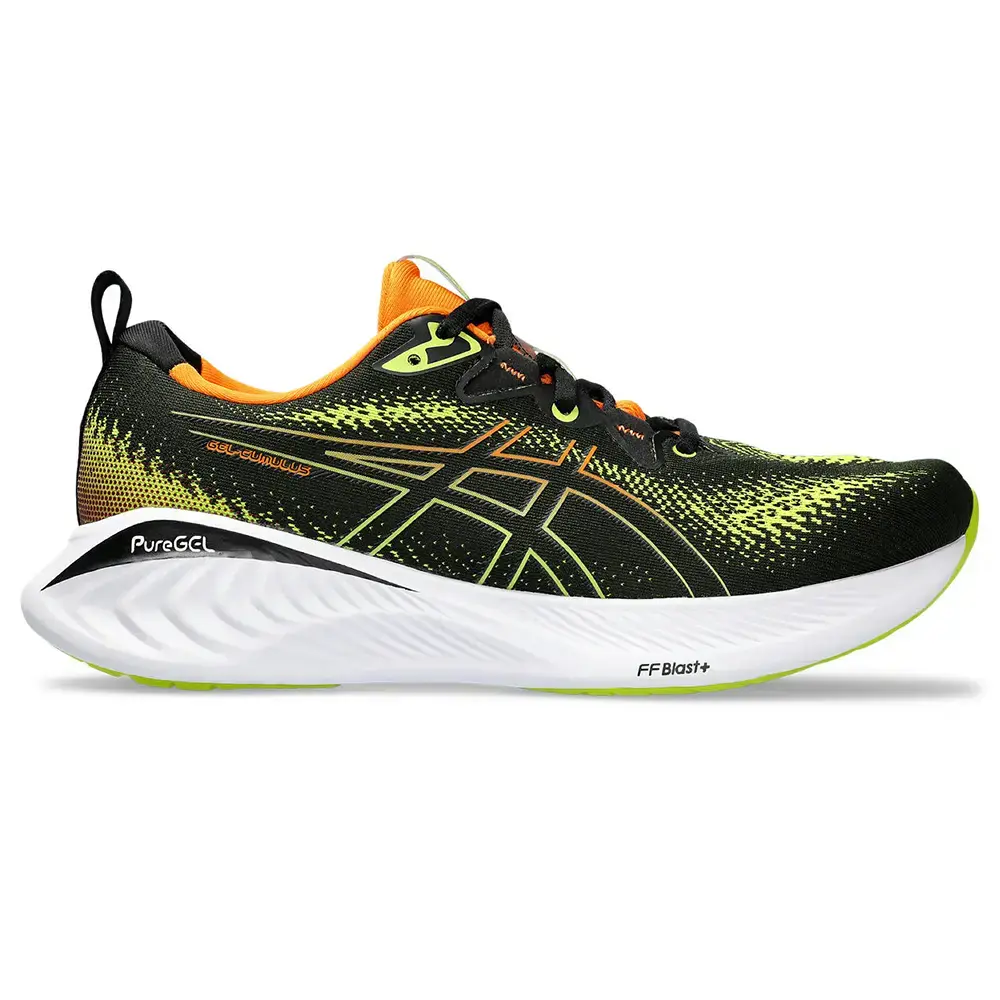 ASICS Gel-Cumulus 25 Hardloopschoenen Zwart/Neon Groen Heren