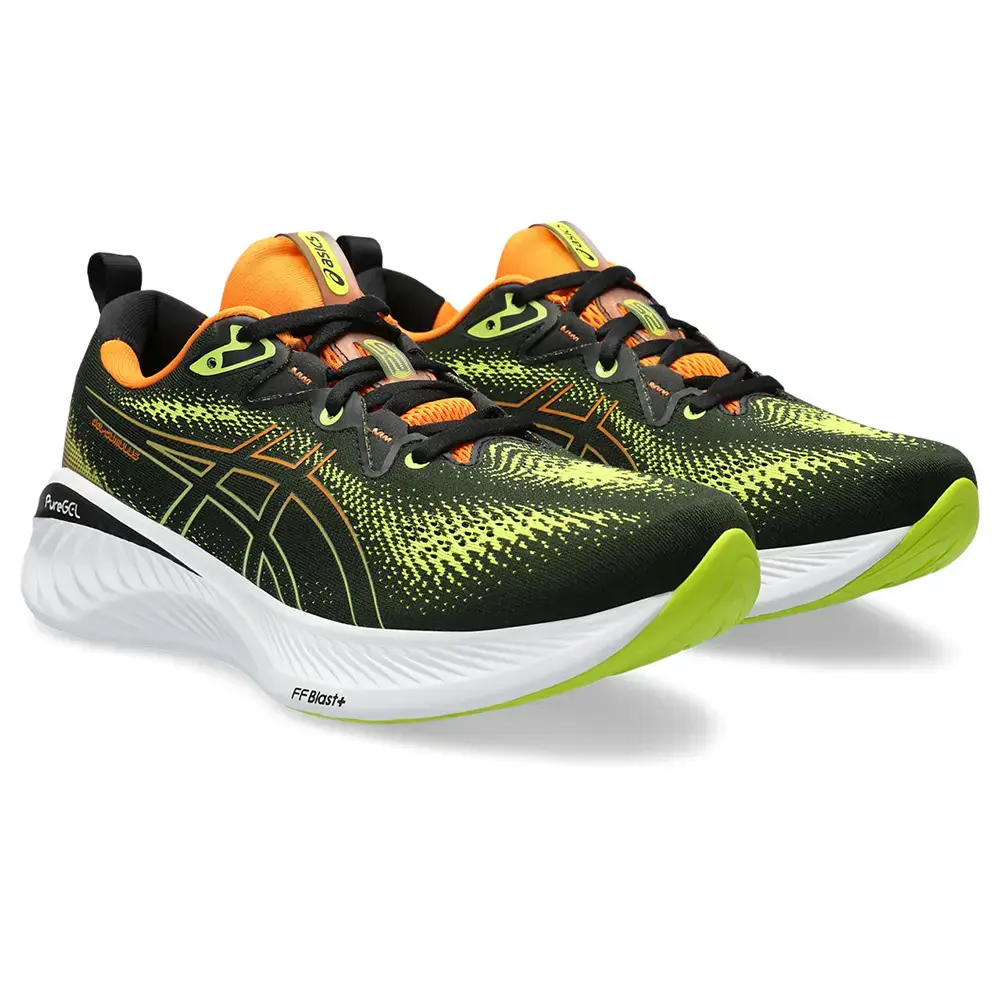 ASICS Gel-Cumulus 25 Hardloopschoenen Zwart/Neon Groen Heren