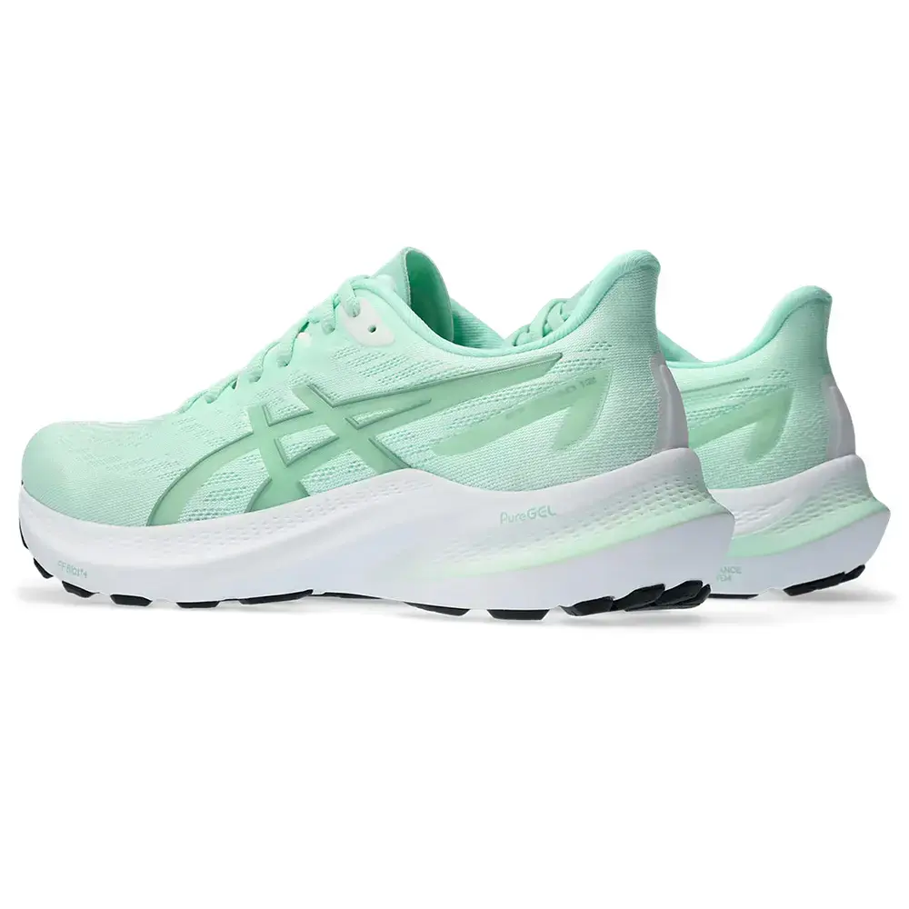 ASICS GT-2000 12 Hardloopschoenen Lichtgroen/Wit Dames