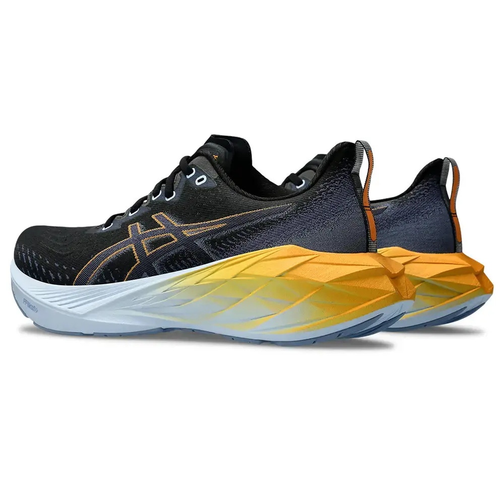 ASICS Novablast 4 Hardloopschoenen Zwart/Donkergeel Heren