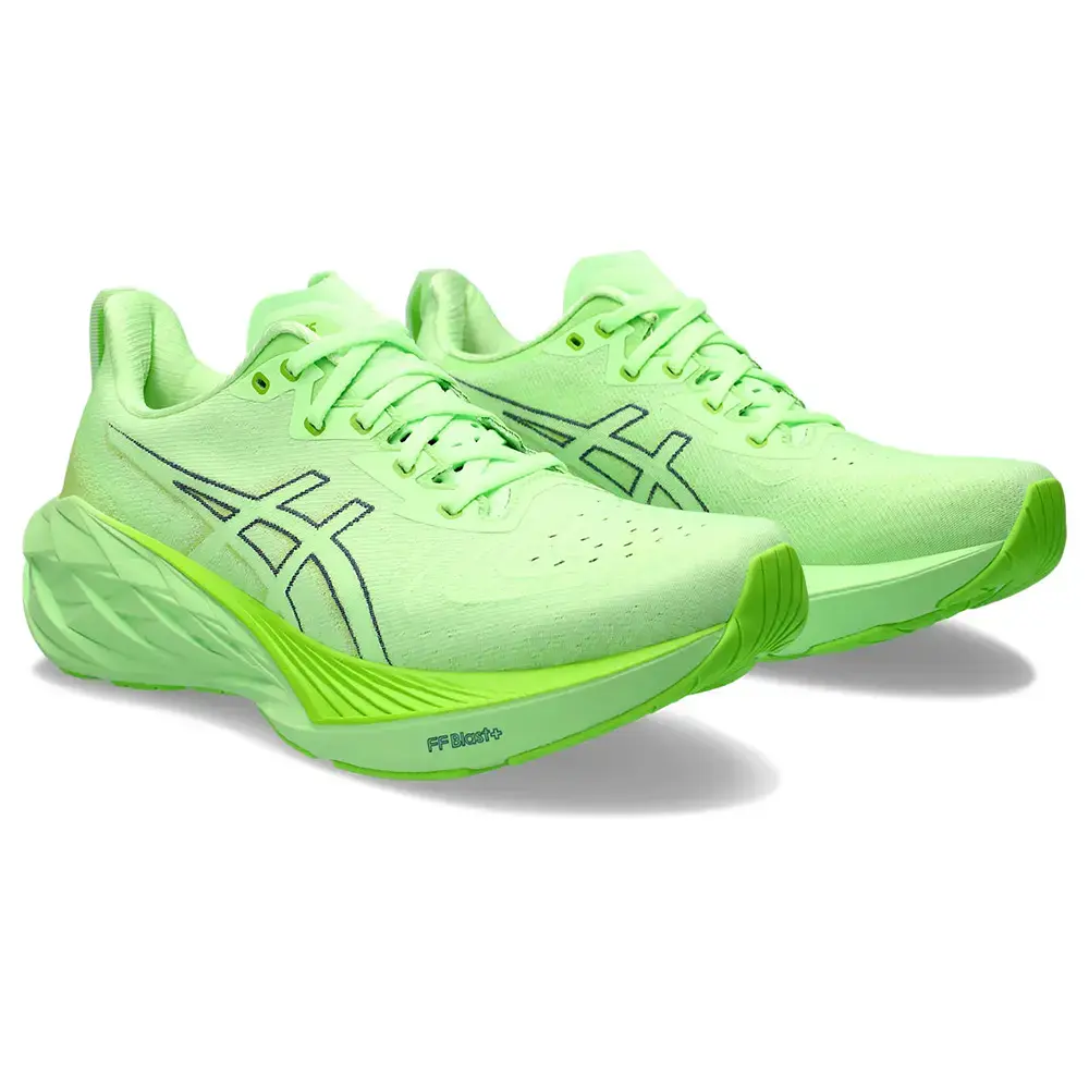 ASICS Novablast 4 Hardloopschoenen Groen Heren