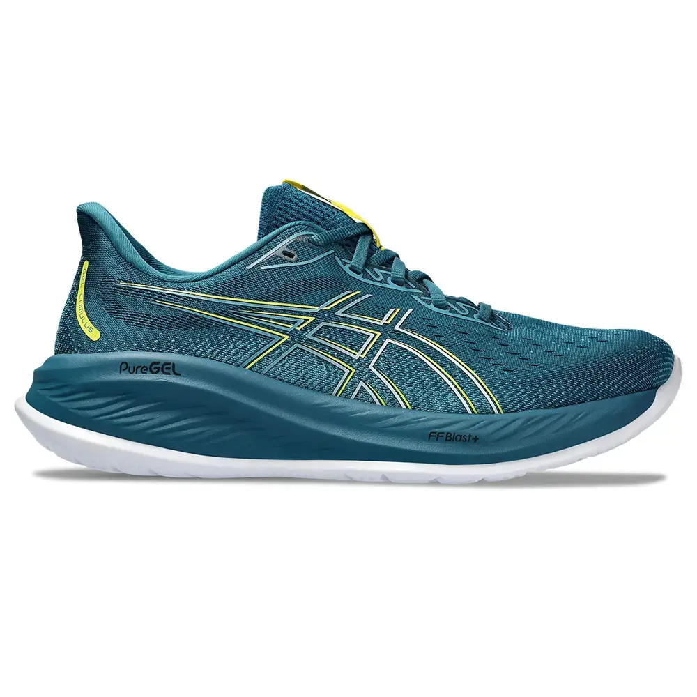 ASICS Gel Cumulus 26 Hardloopschoenen Groen Geel Heren koop je bij Futurumshop