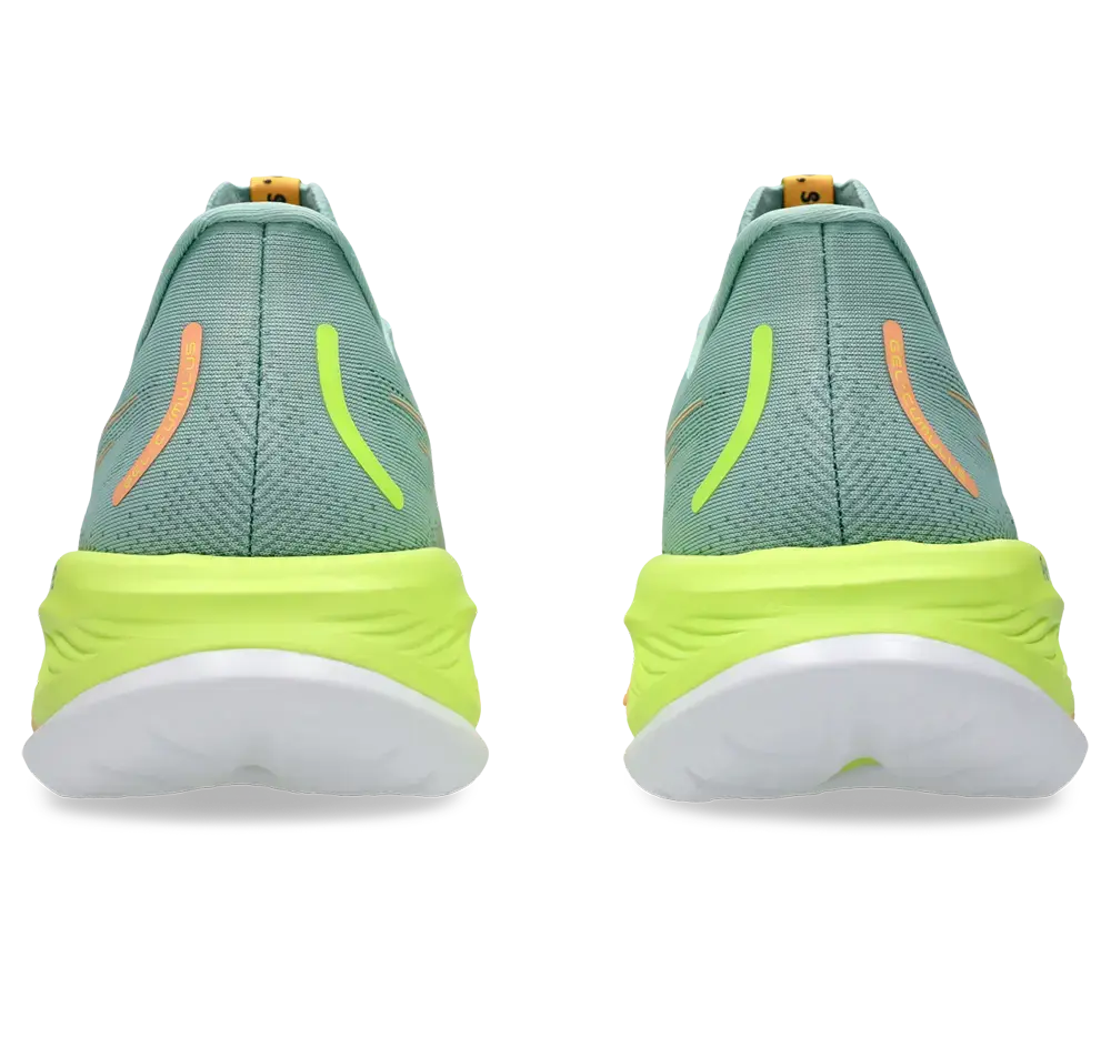 ASICS Gel Cumulus 26 Paris Hardloopschoenen Groen Geel Oranje Heren koop je bij Futurumshop