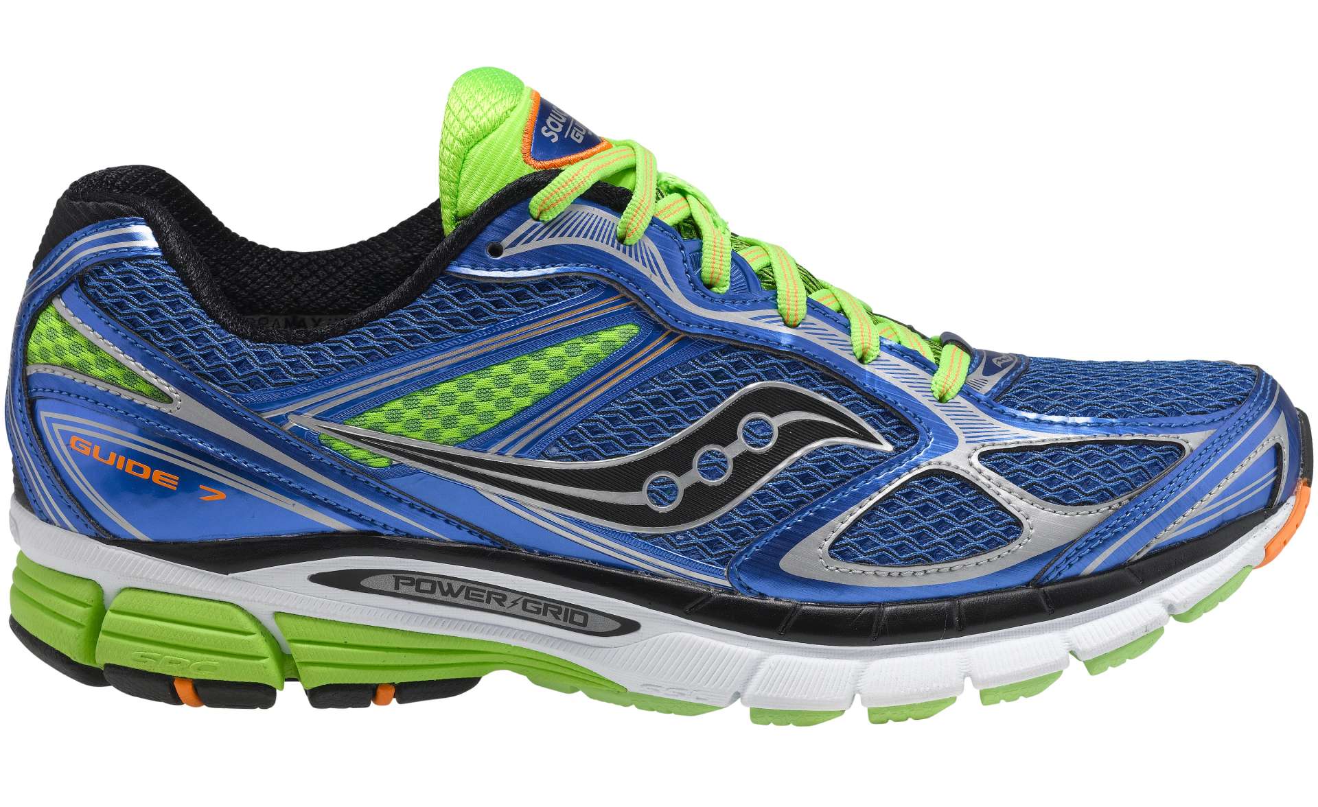 Saucony Guide 7 Hardloopschoenen Blauw/Groen Heren koop je bij  Futurumshop.nl