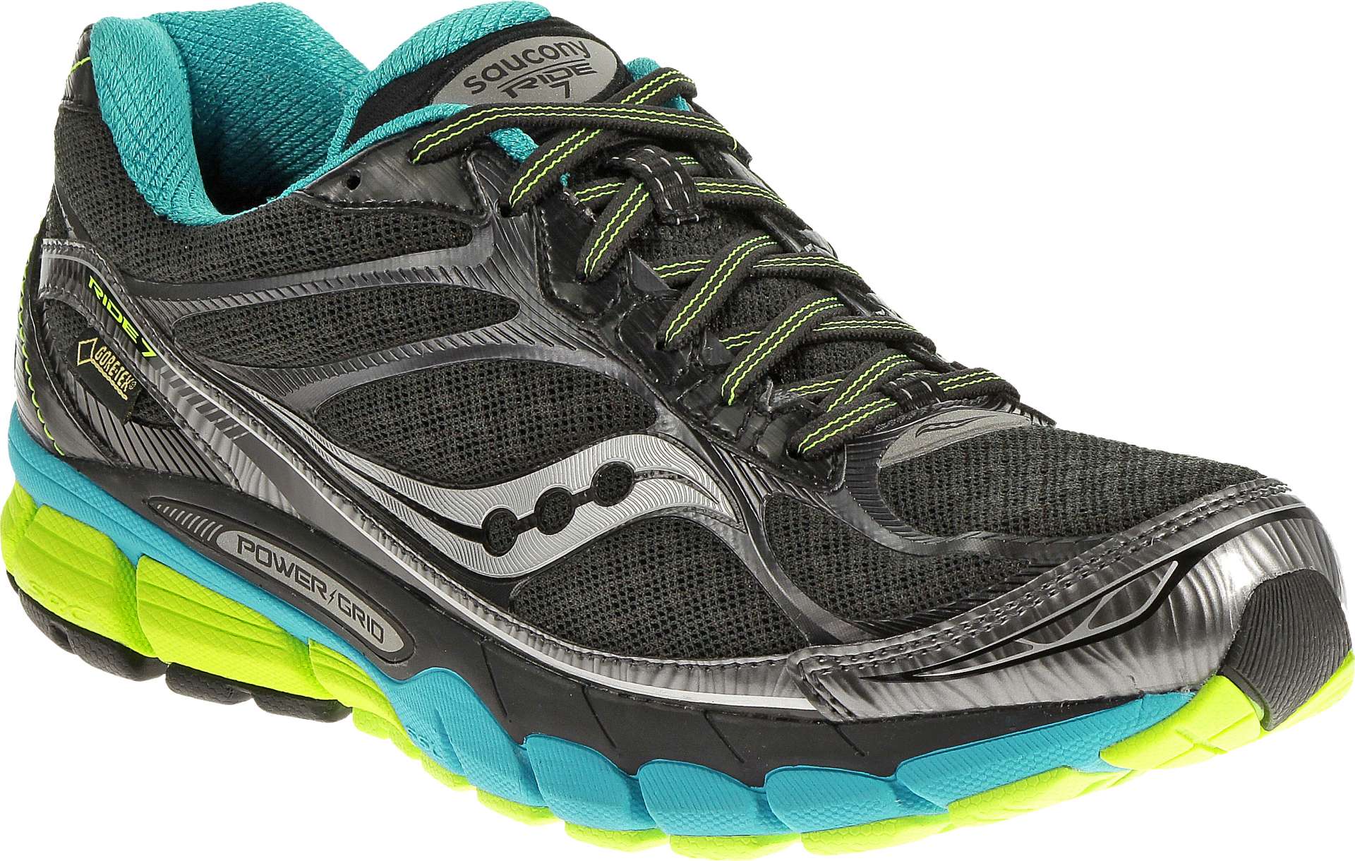 saucony men's ride 7 gtx running shoe