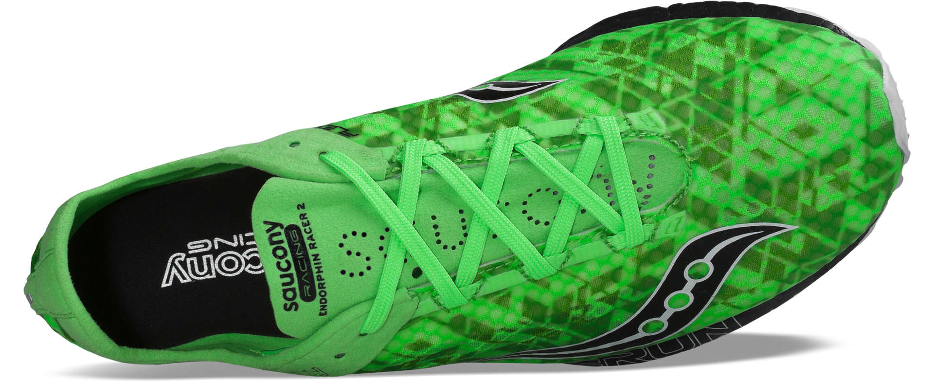 Saucony Endorphin Racer 2 Hardloopschoenen Groen/Zwart Heren