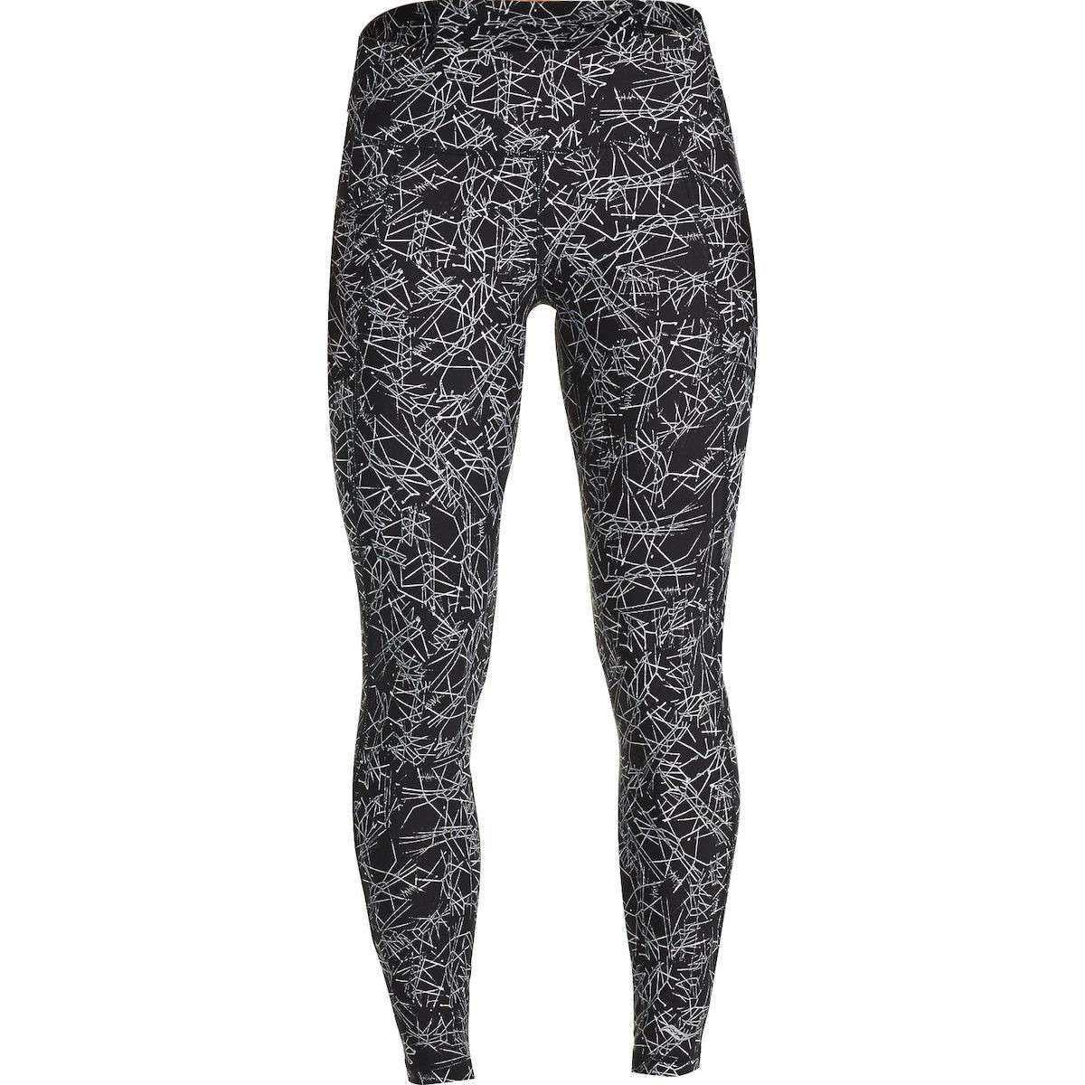 Saucony Bullet Crop Hardloopbroek Lang Zwart Print Dames