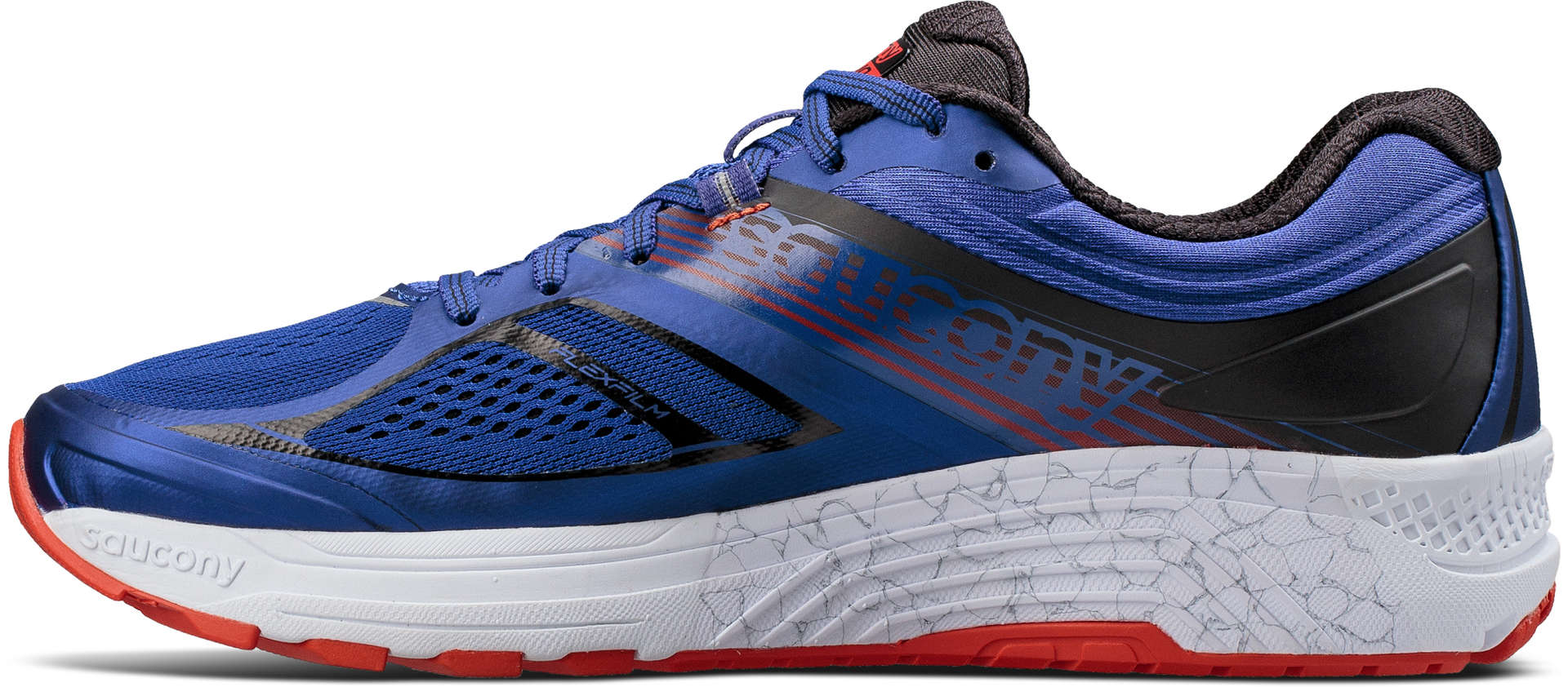 Saucony Guide 10 Hardloopschoenen Blauw/Oranje Heren