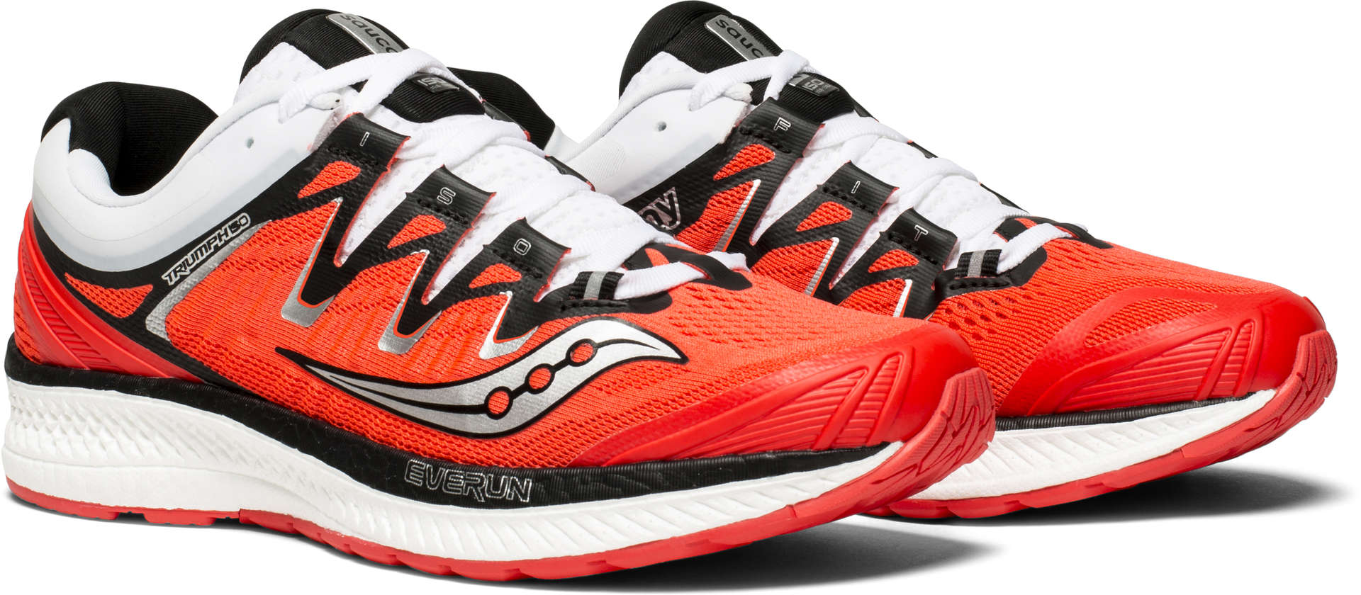 Saucony Triumph ISO 4 Hardloopschoenen ViZi Rood/Zwart/Wit Dames