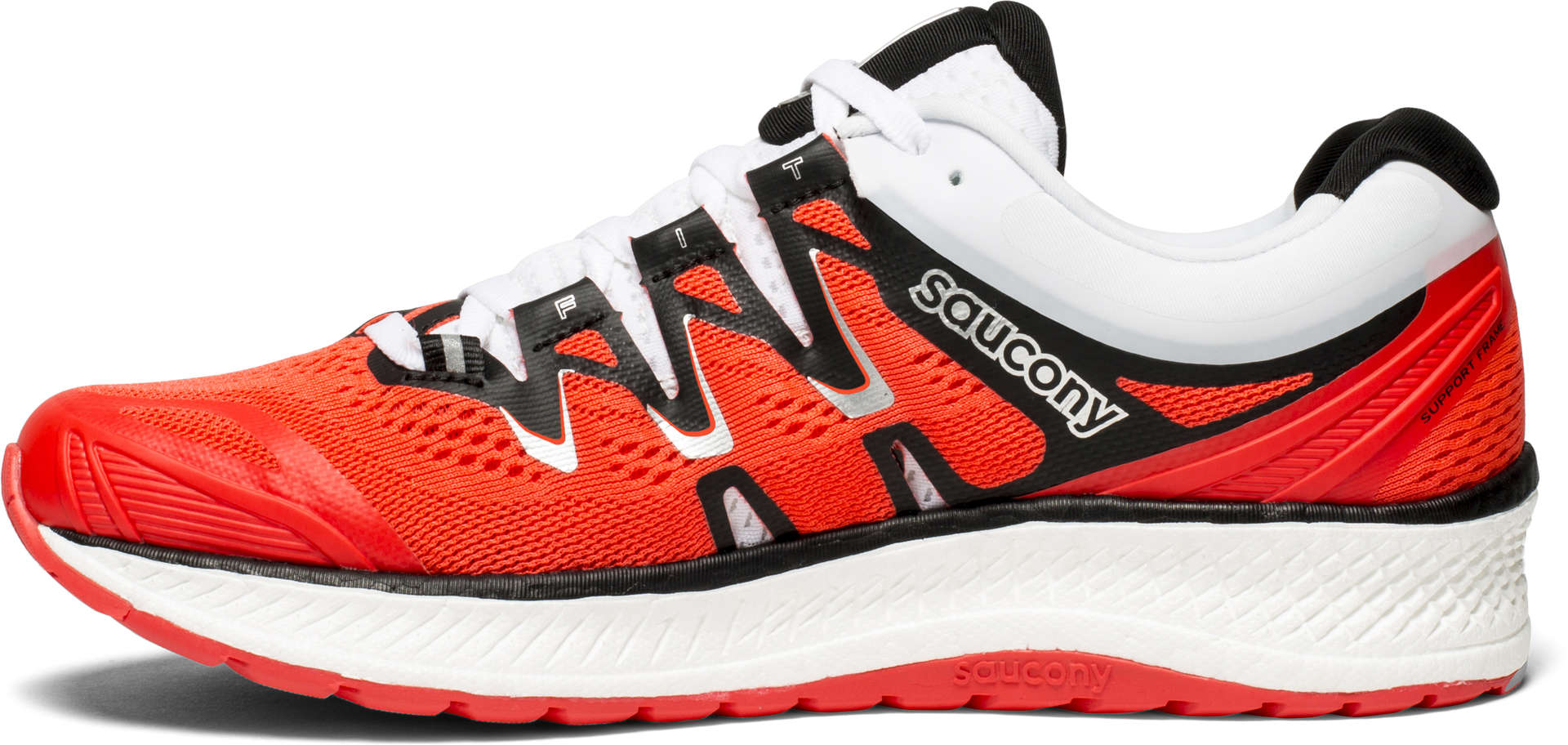 Saucony Triumph ISO 4 Hardloopschoenen ViZi Rood/Zwart/Wit Dames