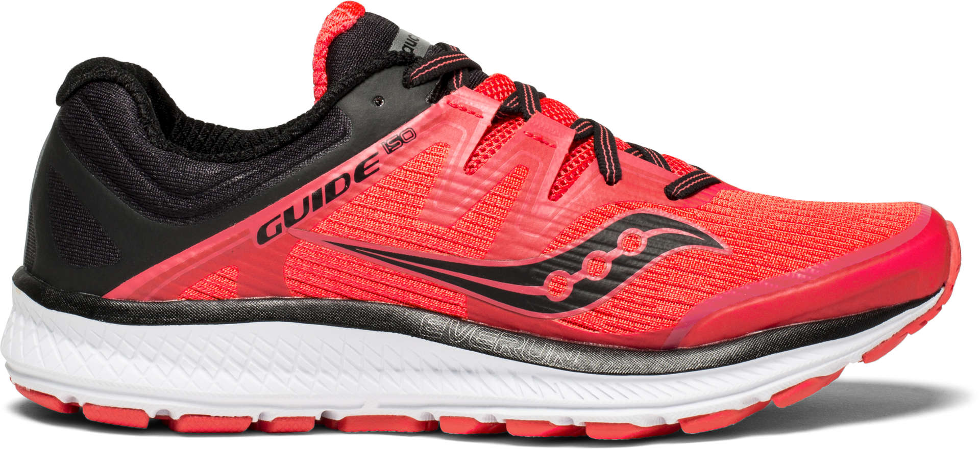 Saucony Guide ISO Hardloopschoenen ViZi Rood/Zwart Dames koop je bij  Futurumshop.nl