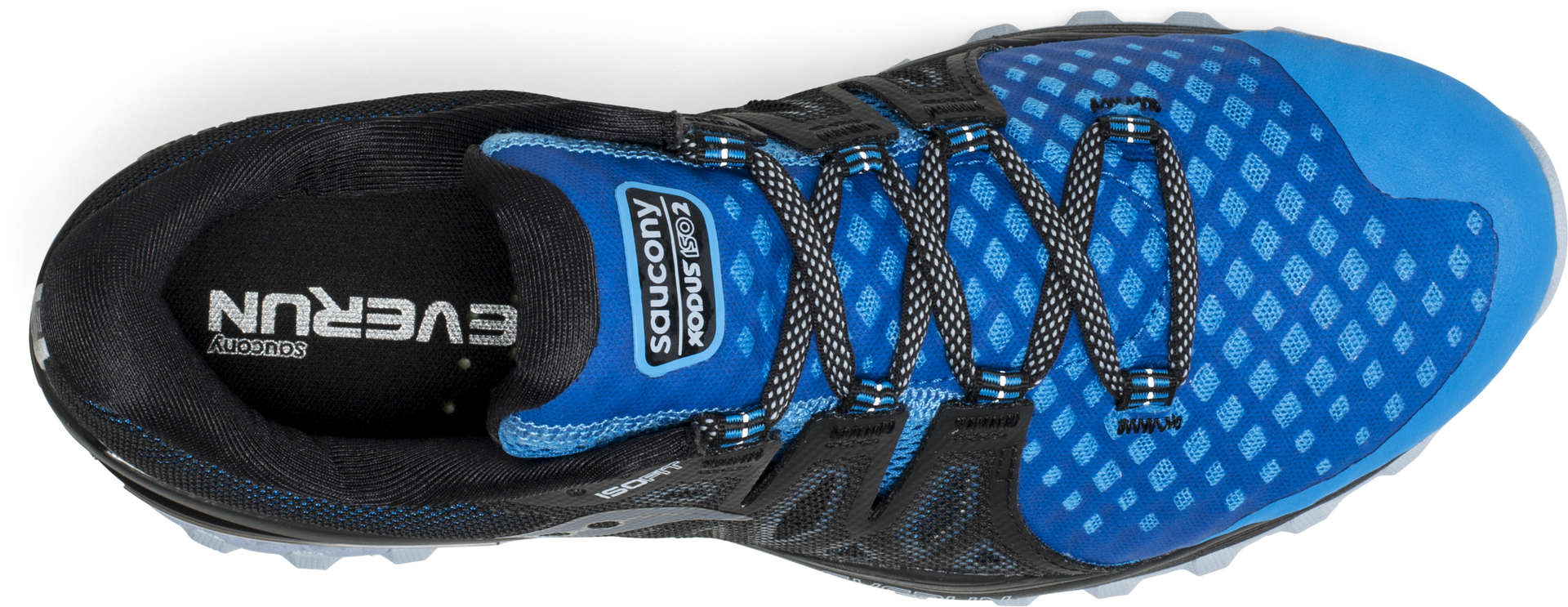 Saucony Xodus ISO 2 Trail Hardloopschoenen Blauw/Zwart Heren