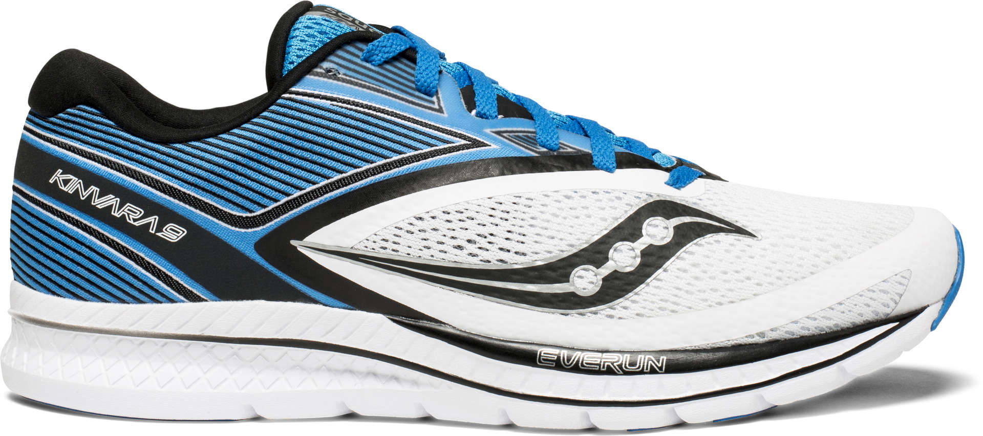 Saucony Kinvara 9 Hardloopschoenen Wit/Blauw/Zwart Heren