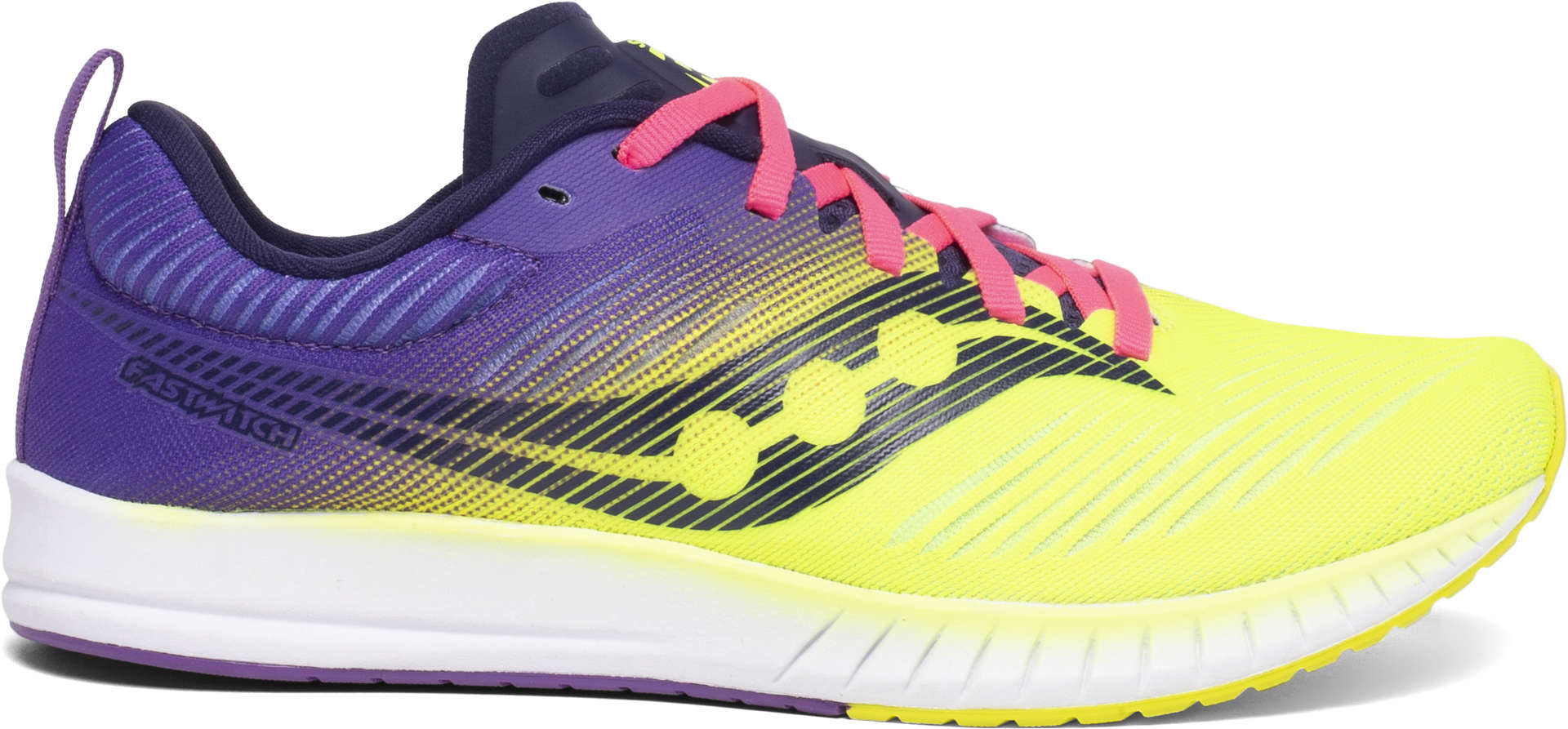 Saucony Fastwitch 9 Hardloopschoenen Geel/Paars Dames koop je bij  Futurumshop.nl