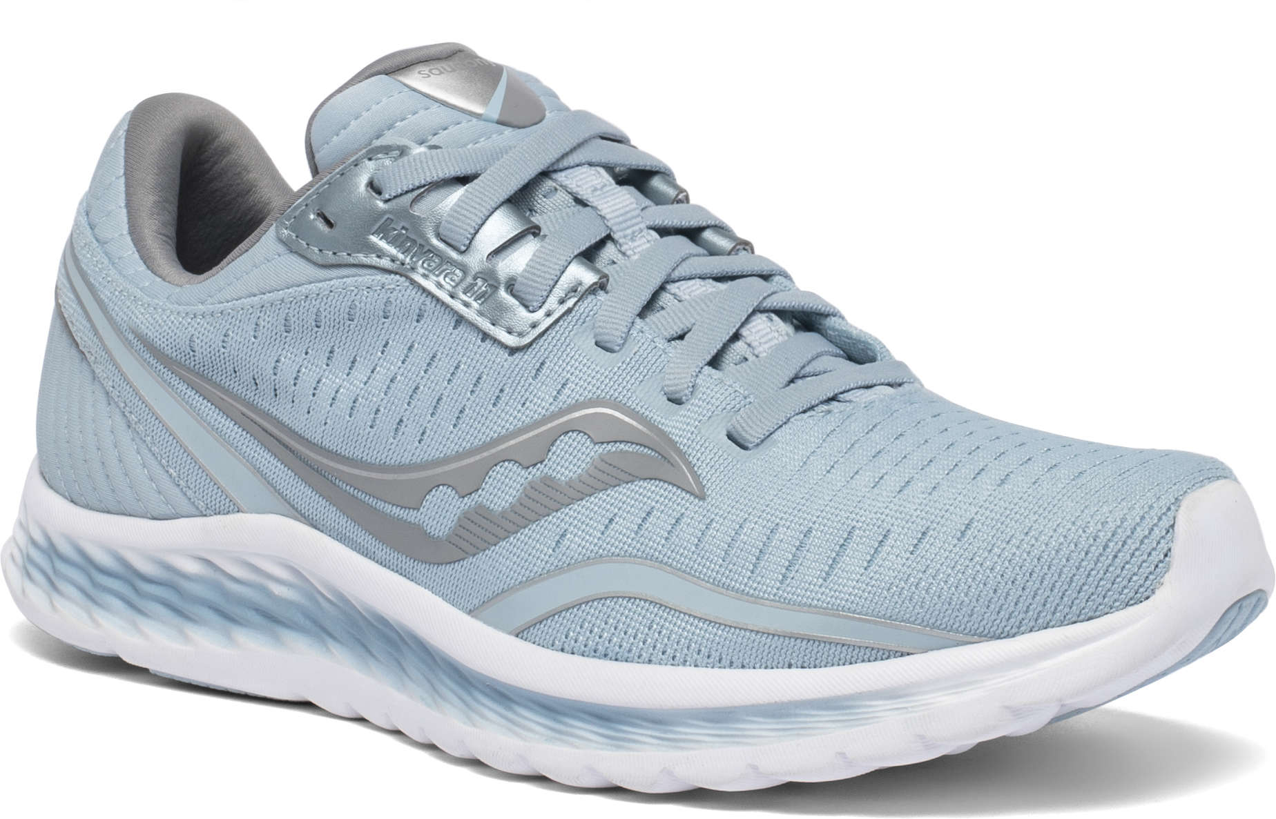 Saucony Kinvara 11 Hardloopschoenen Grijs Blauw Dames koop je bij Futurumshop