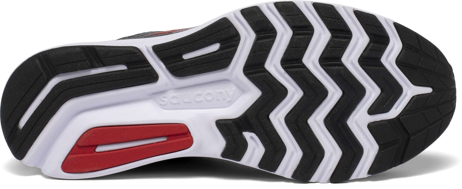 Saucony Ride 13 Hardloopschoenen Grijs/Zwart/Rood Heren