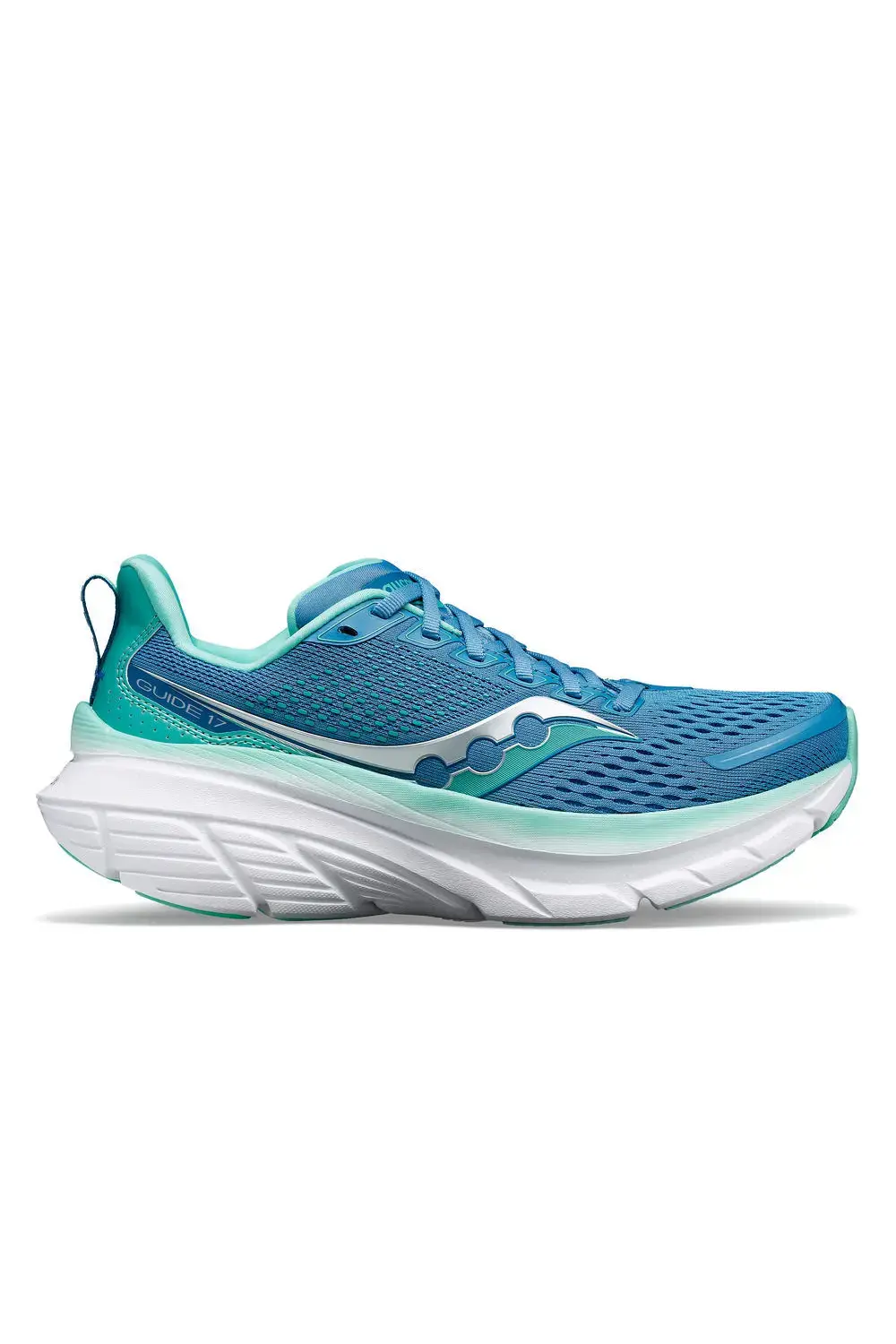 Saucony Guide 17 Hardloopschoenen Blauw/Groen Dames