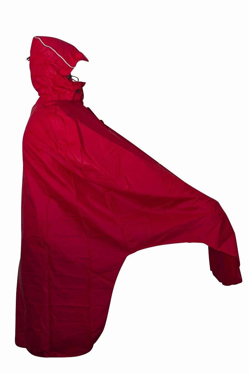 Lowland Bicycle Poncho Rood