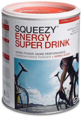 Squeezy Energiedrank Super Met PeptoPro Citroen/Yoghurt 400 gram
